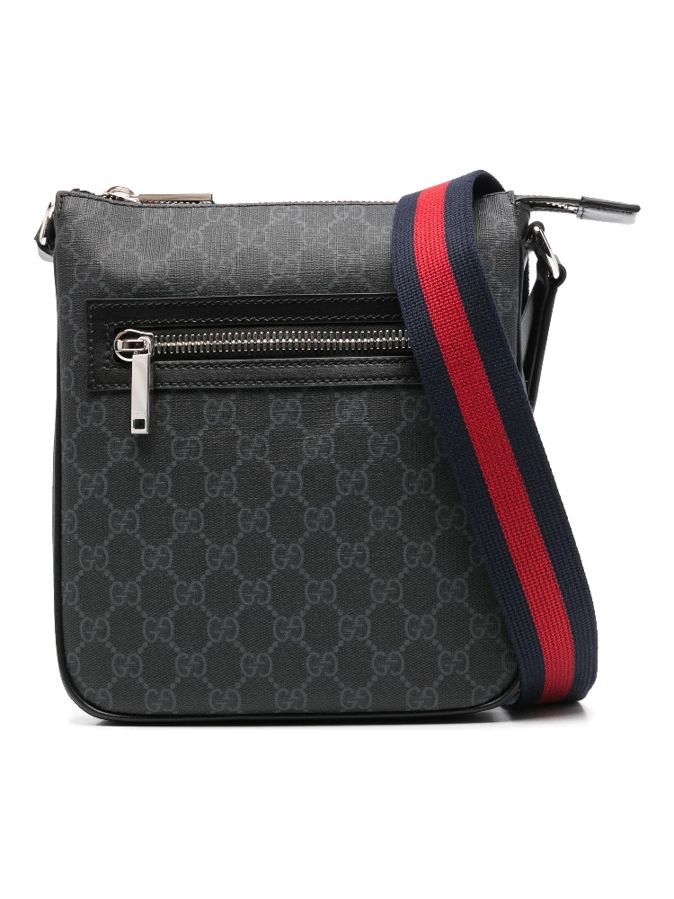 GG Black small messenger bag
