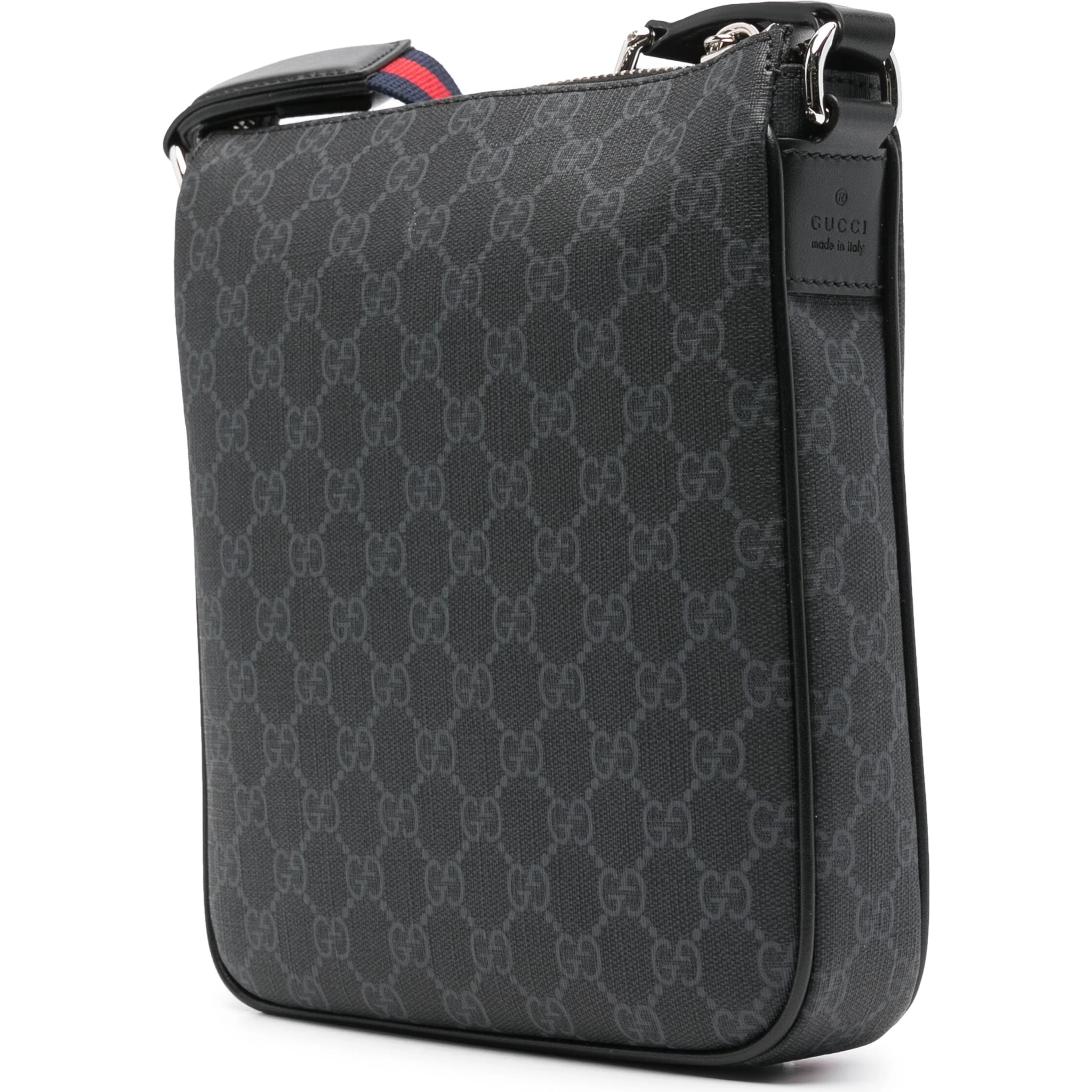 GG Black small messenger bag