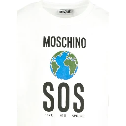 Moschino T-shirts and Polos White