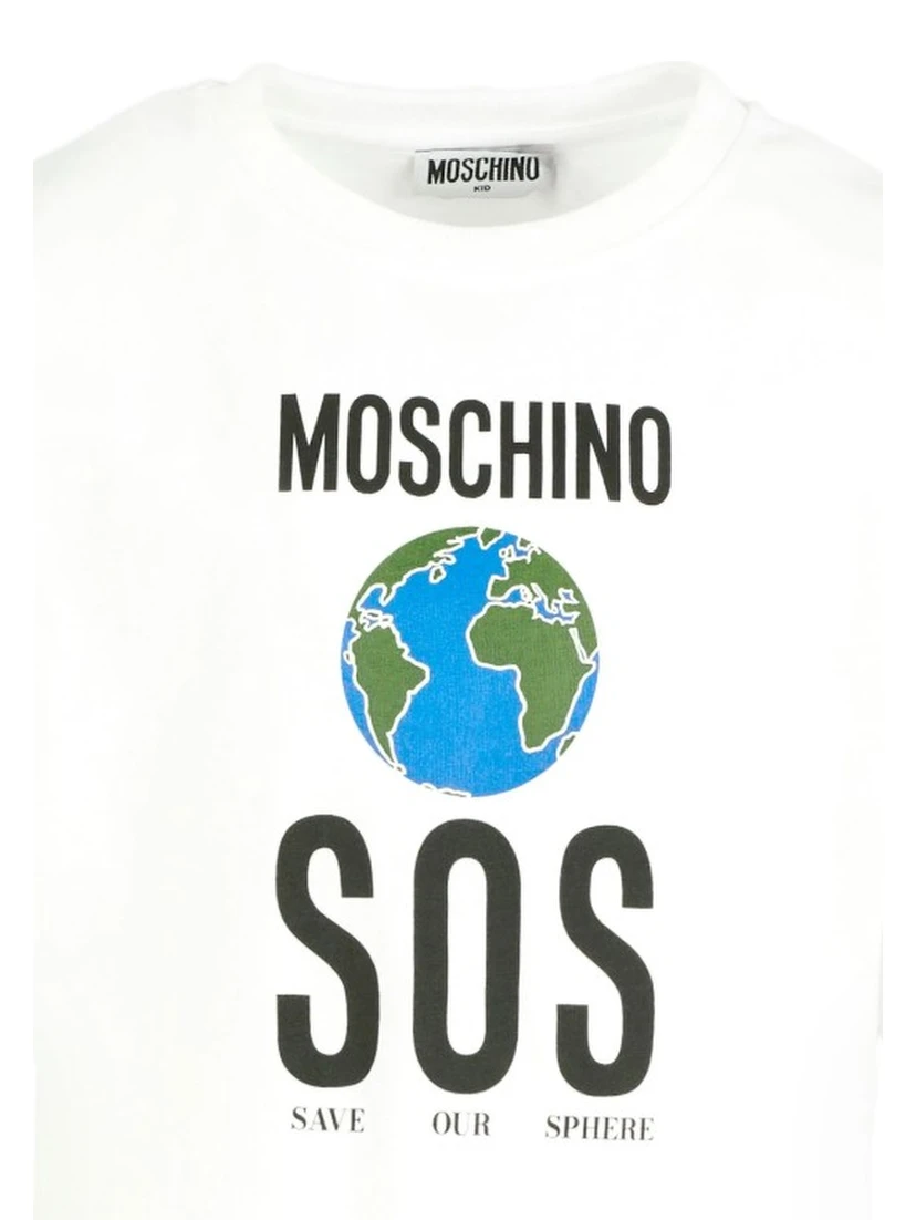 Moschino T-shirts and Polos White