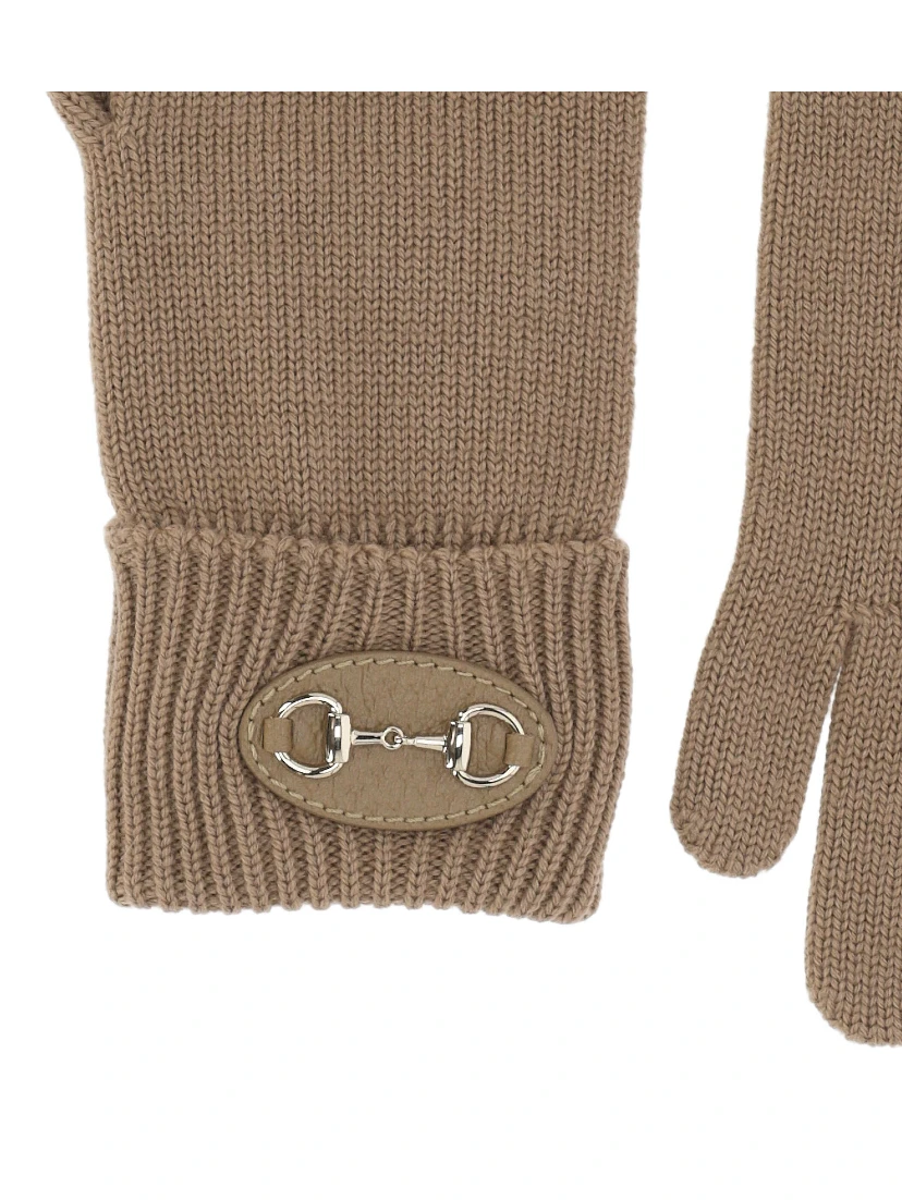 Gucci Gloves Beige