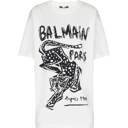 Balmain T-shirts and Polos White