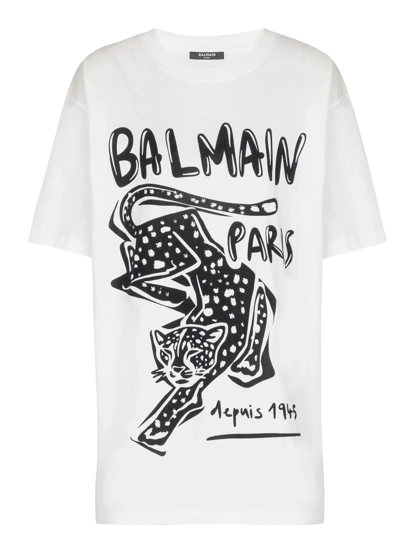Balmain T-shirts and Polos White
