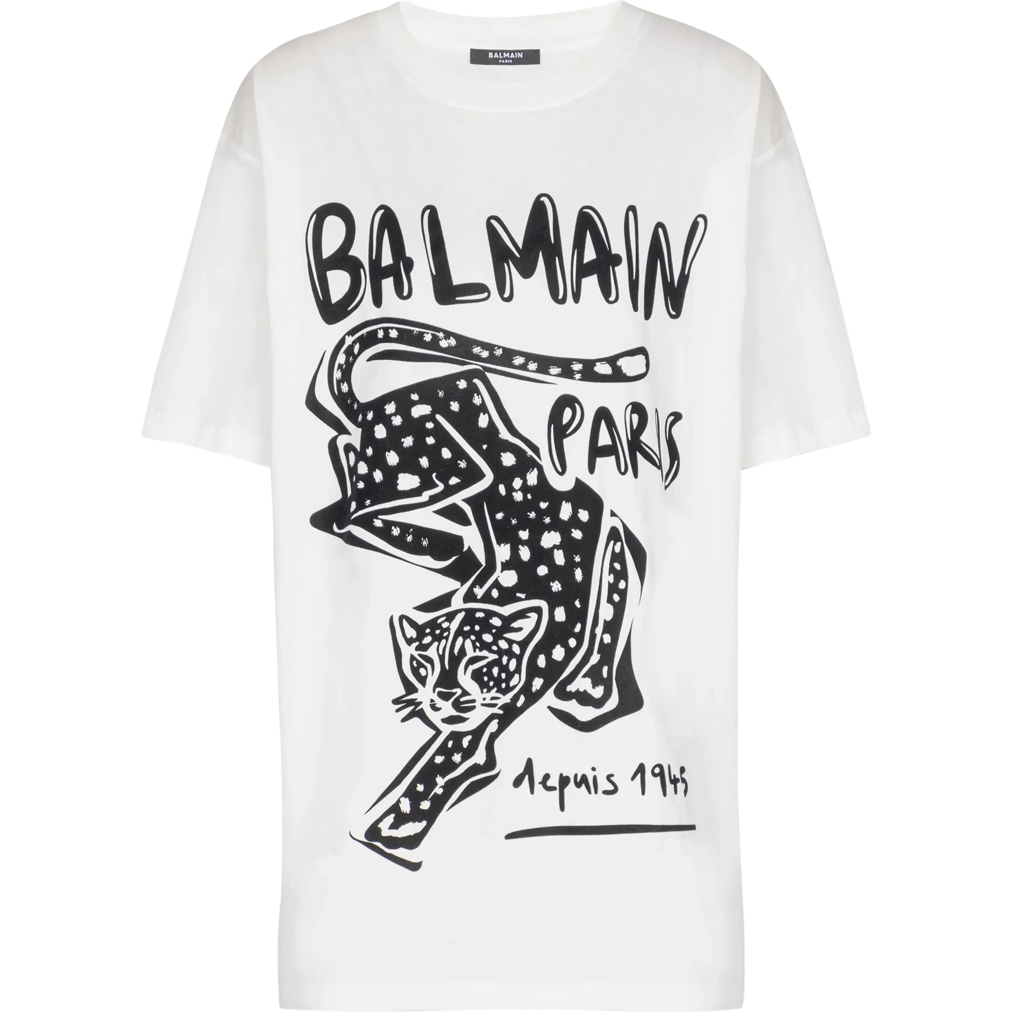 Balmain T-shirts and Polos White