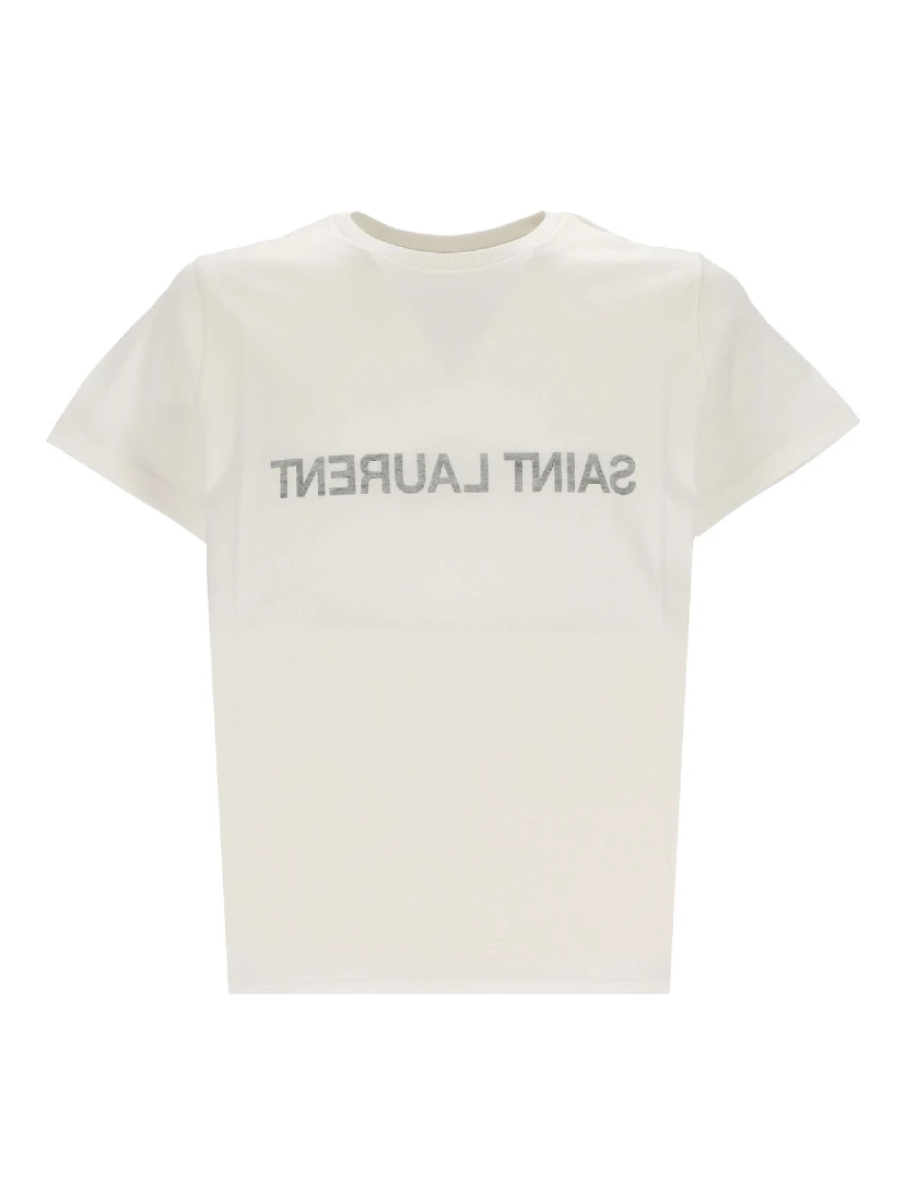 تيشيرتات وبولو سوداء من سان لوران