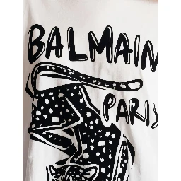 Balmain T-shirts and Polos White