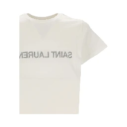 تيشيرتات وبولو سوداء من سان لوران