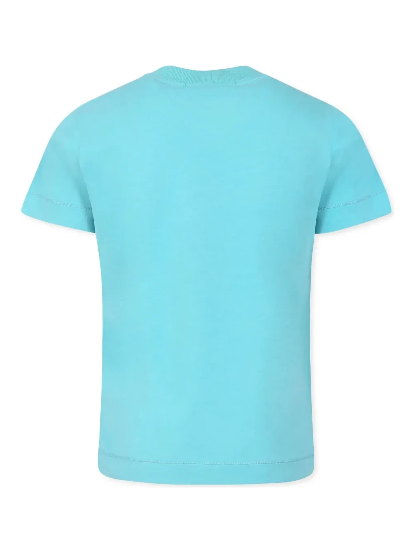 STONE ISLAND KIDS T-shirts and Polos Clear Blue