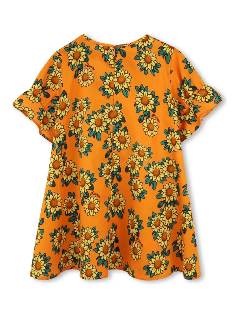 Kenzo Kids Dresses Orange