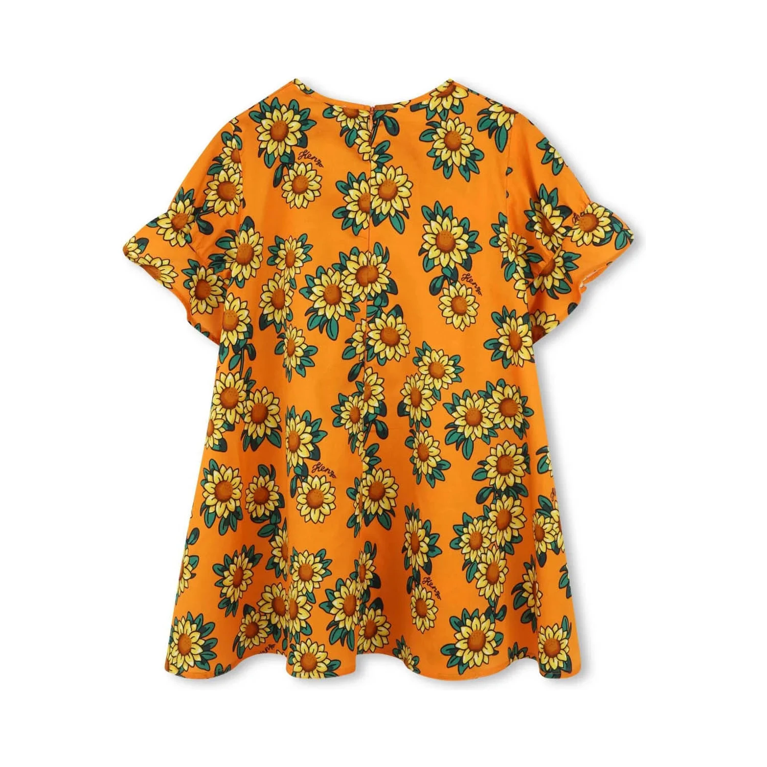 Kenzo Kids Dresses Orange