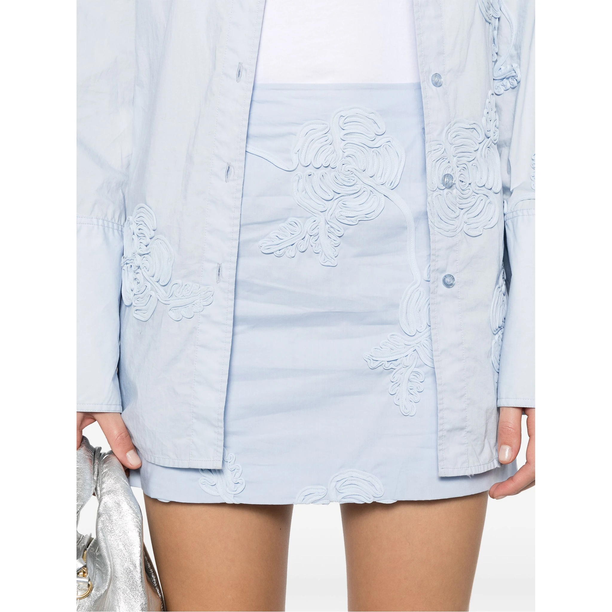 Rotate Skirts Clear Blue