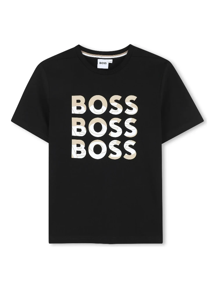 Hugo Boss T-shirts and Polos Black