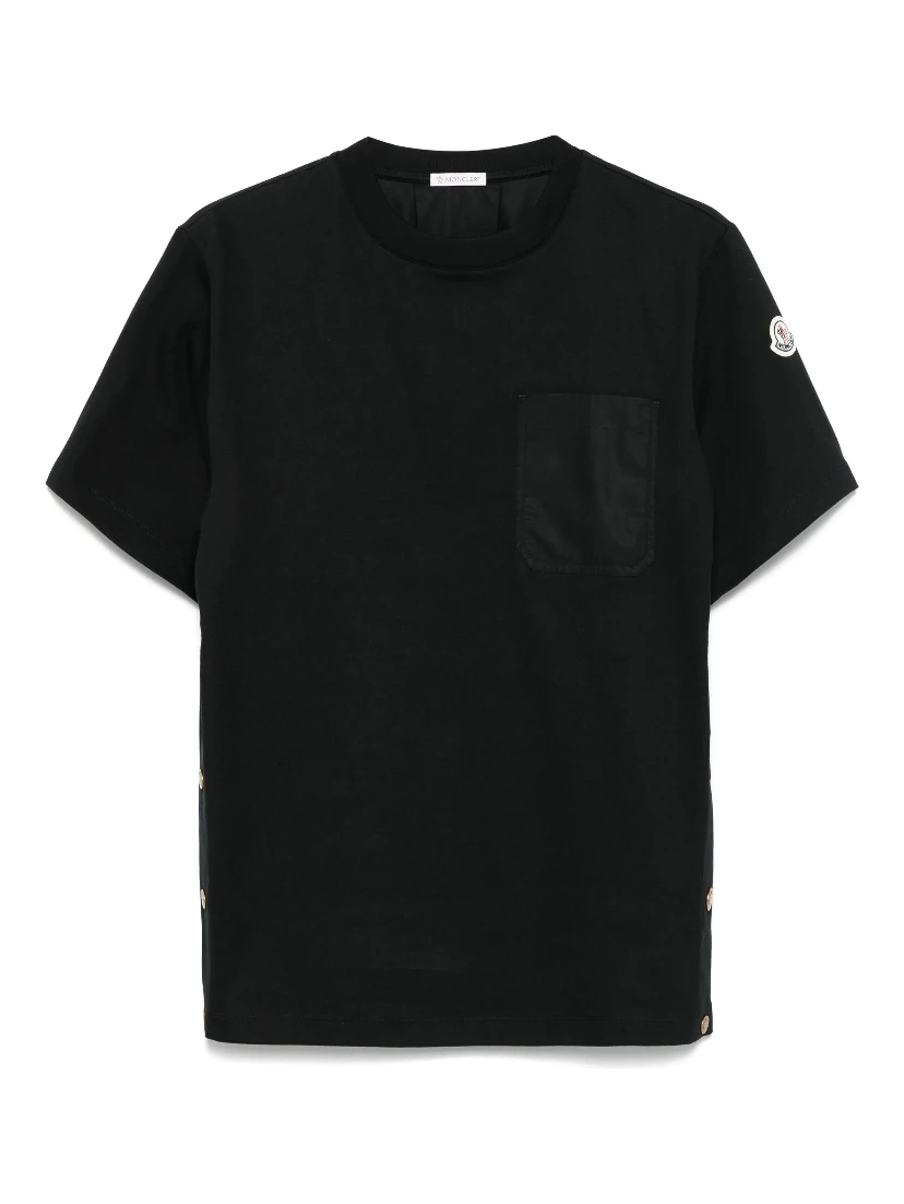 Moncler T-shirts and Polos Black