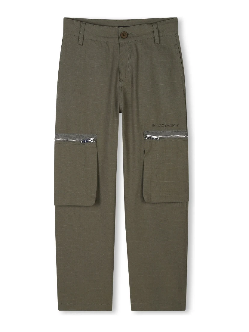 GIVENCHY KIDS Trousers Green