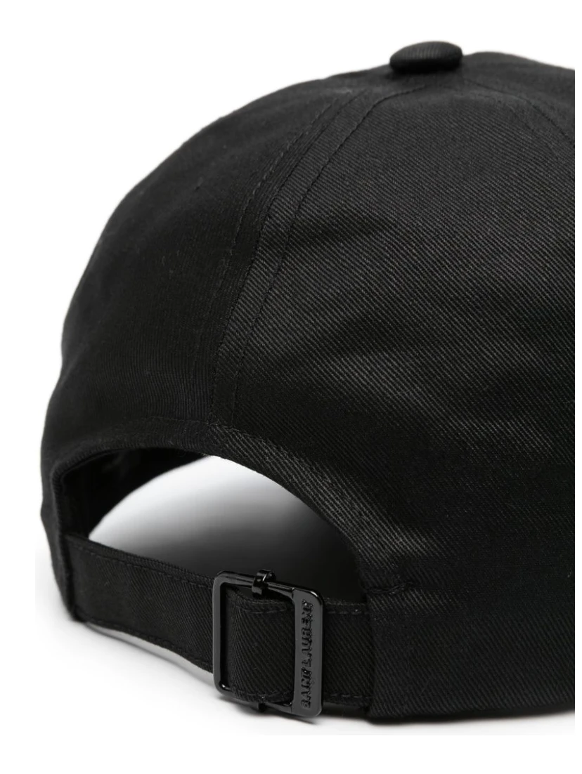 قبعات سان لوران سوداء