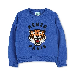 Kenzo Kids Sweaters Blue