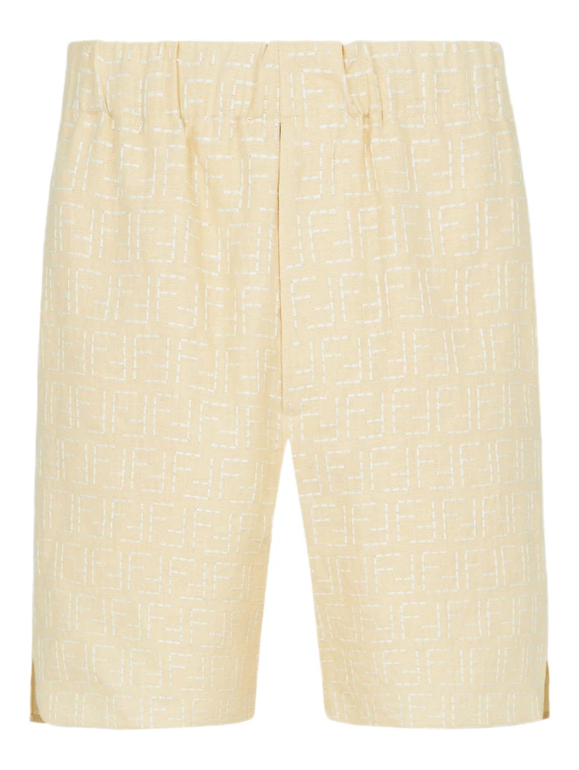Fendi Shorts Yellow
