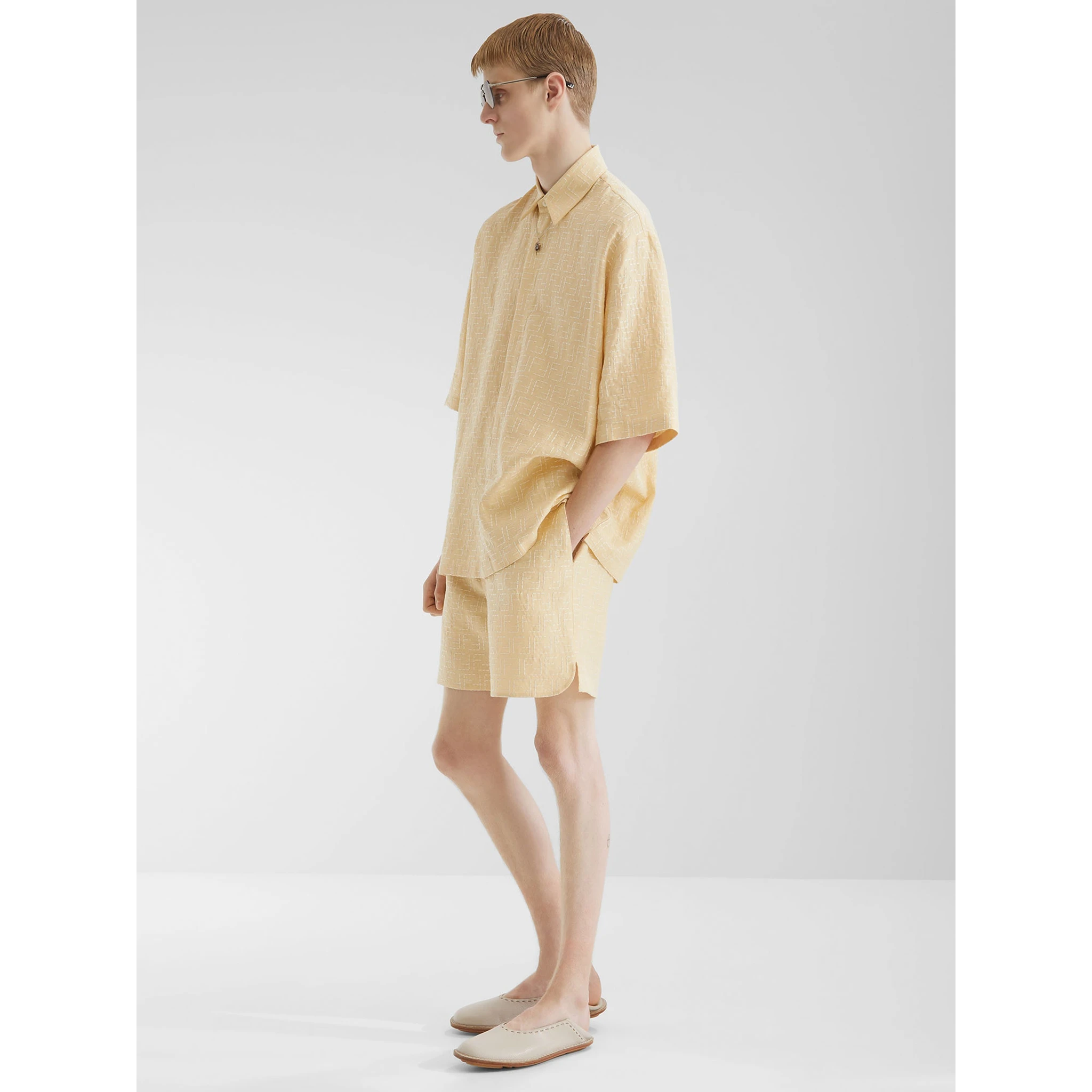 Fendi Shorts Yellow