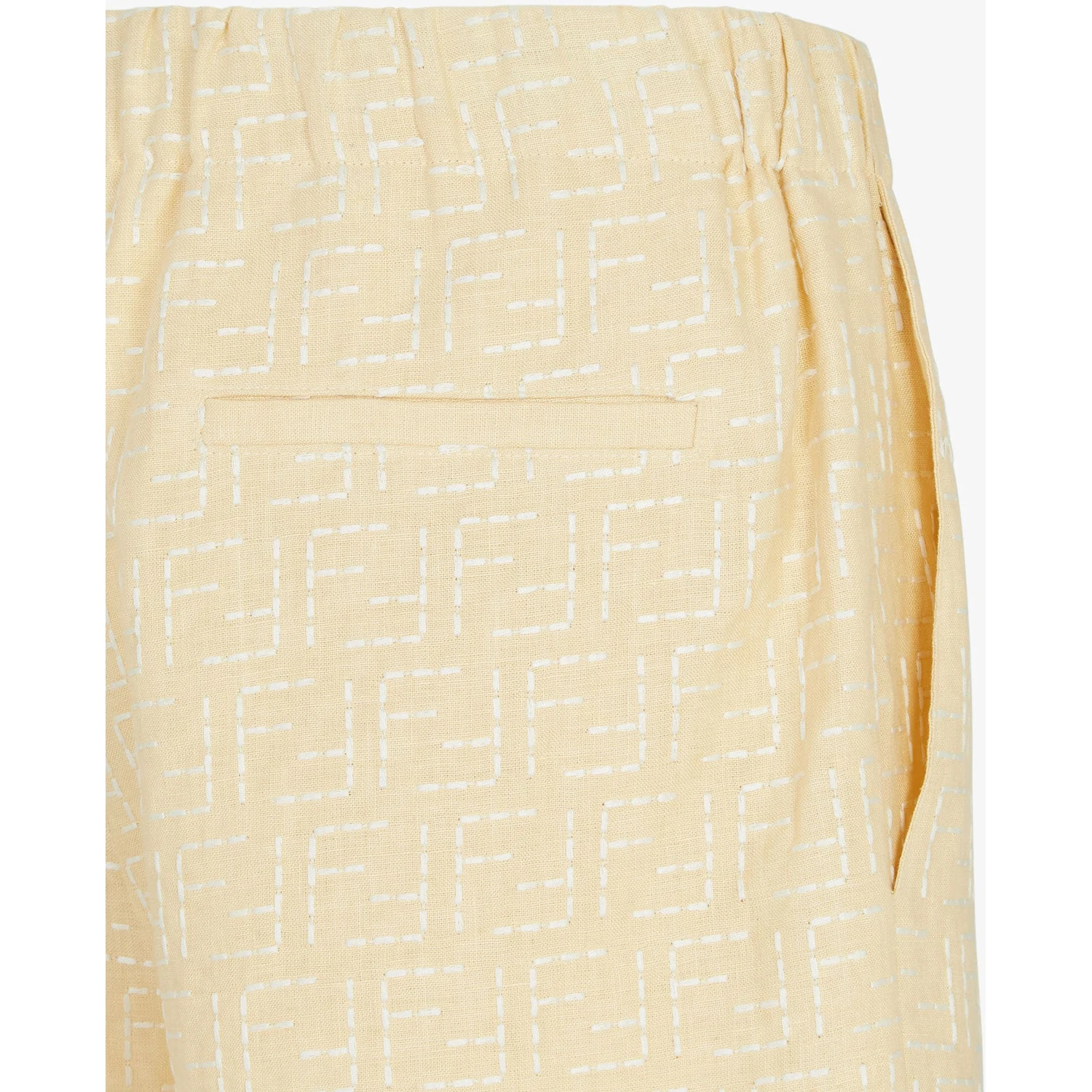 Fendi Shorts Yellow