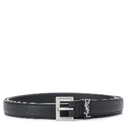 أحزمة سان لوران سوداء