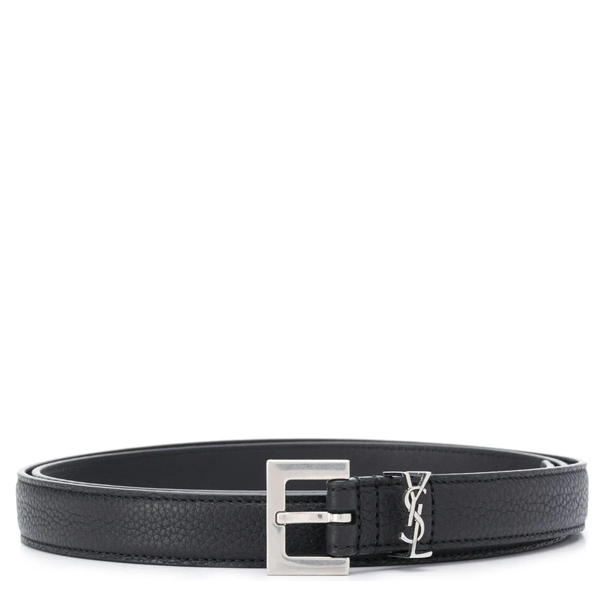 أحزمة سان لوران سوداء