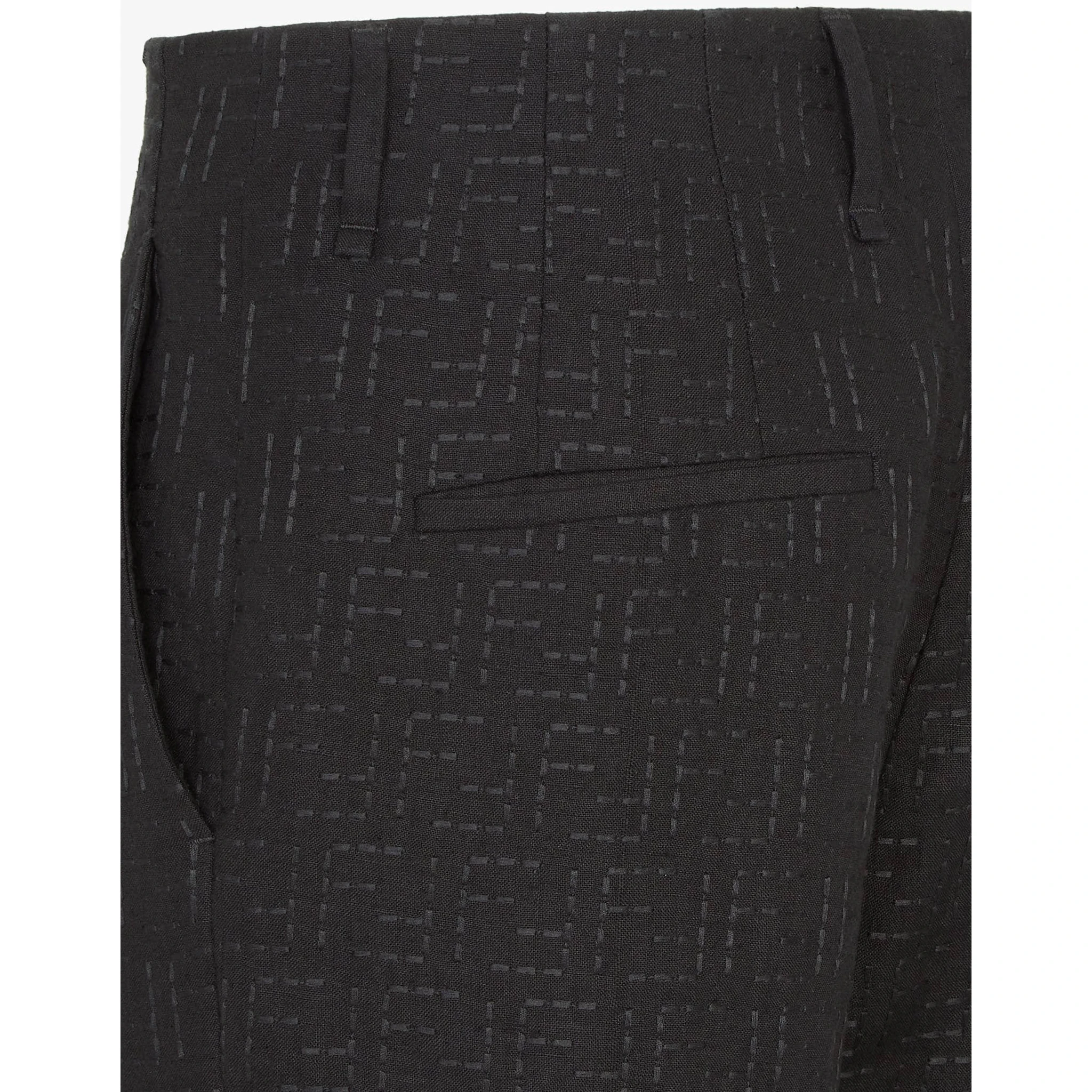 بنطلون فندي أسود