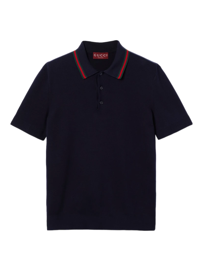 تيشيرتات وبولو من غوتشي باللون الأزرق