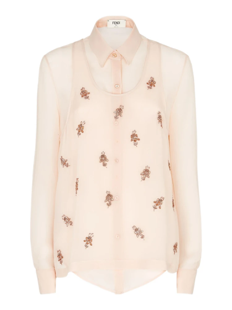 Fendi Shirts Pink