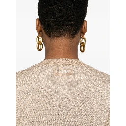 Fendi Sweaters Beige
