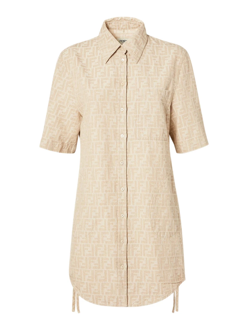 Fendi Dresses Beige