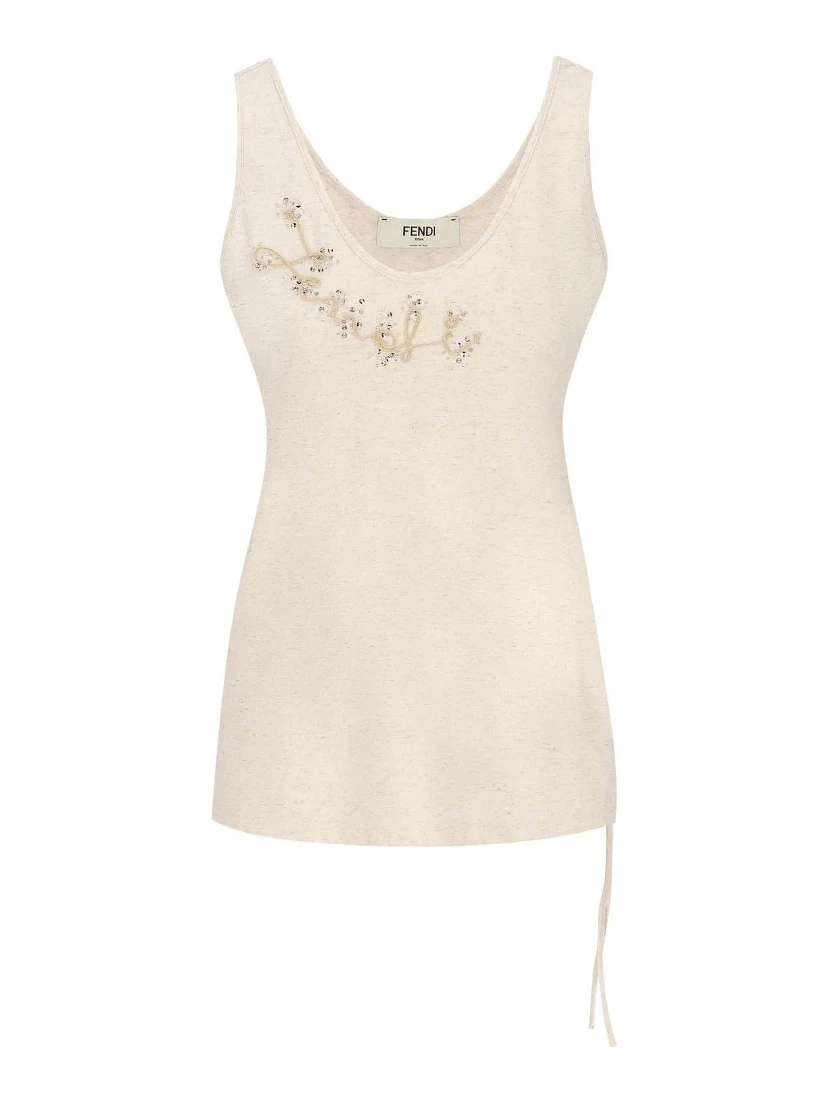 Fendi Top Beige
