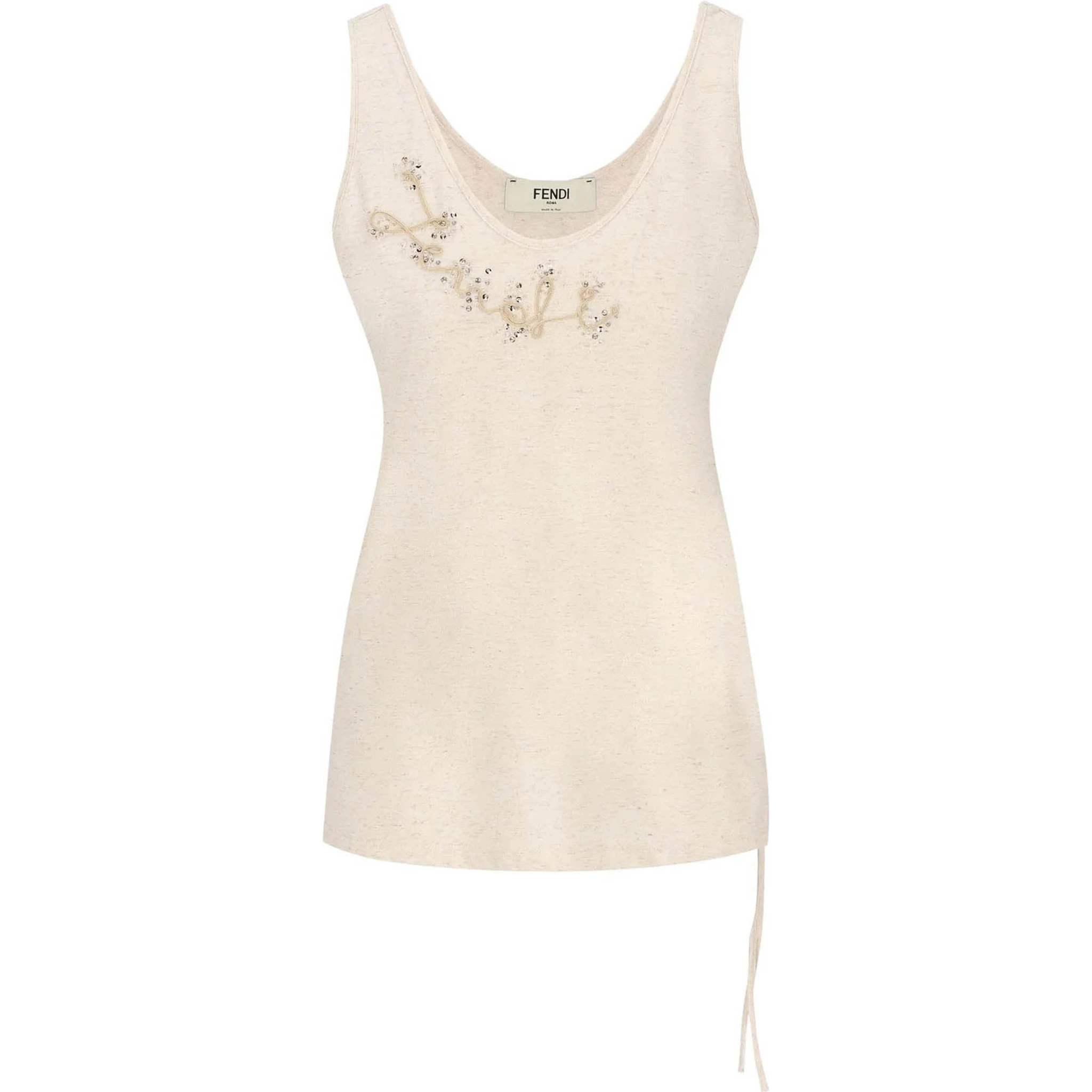 Fendi Top Beige