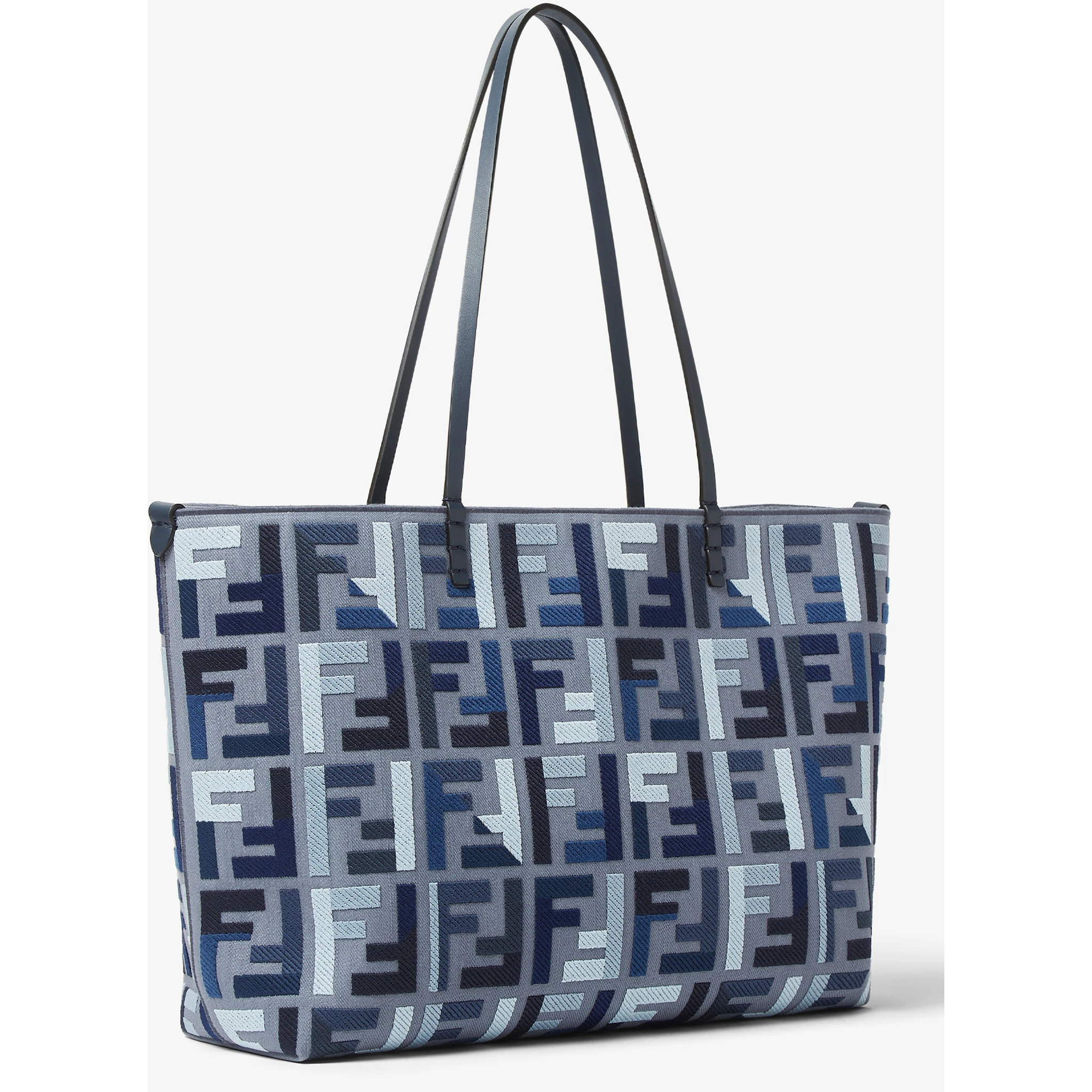Roll Large canvas shopper tote bag