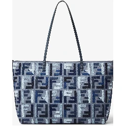 Roll Large canvas shopper tote bag