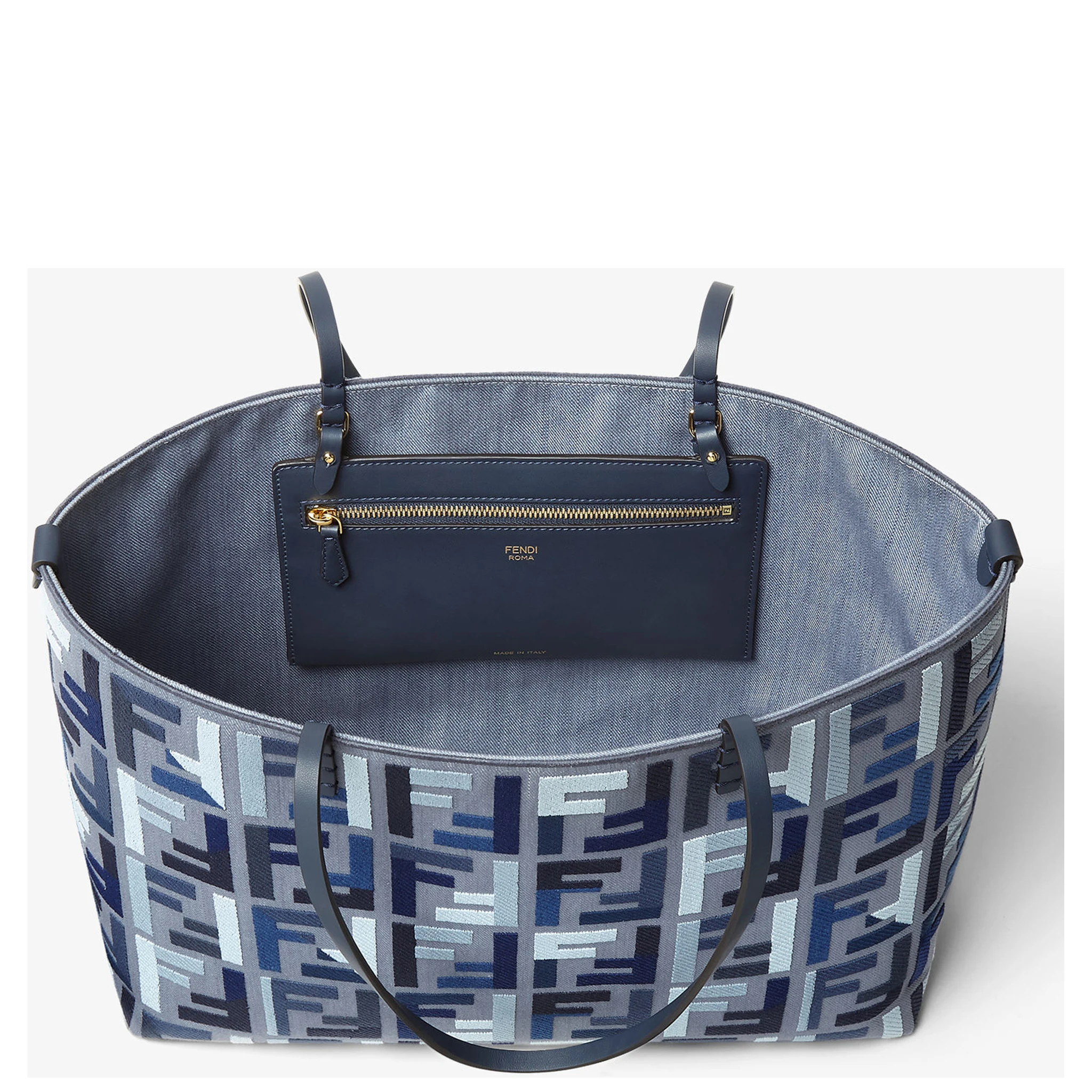 Roll Large canvas shopper tote bag