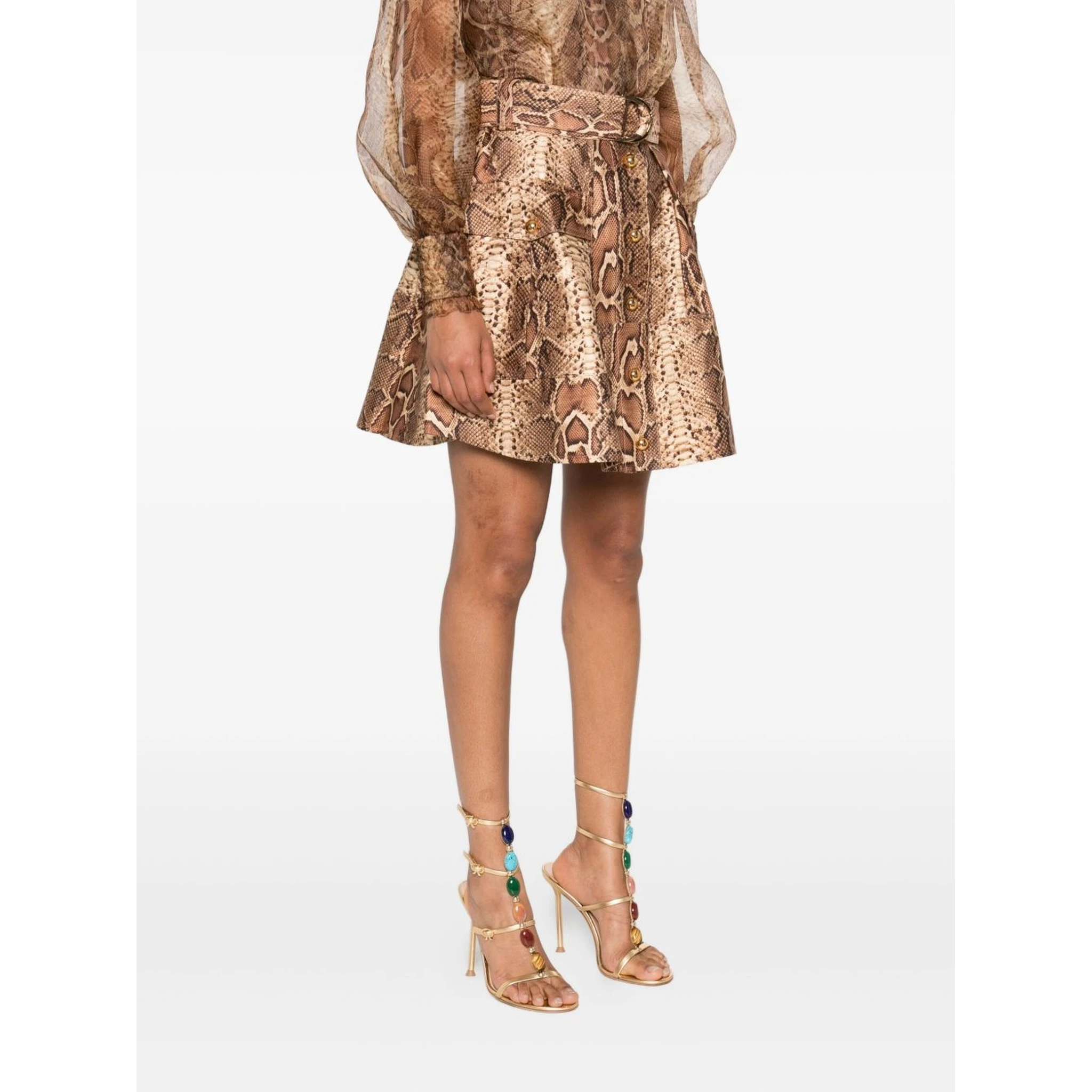 Zimmermann Skirts Brown