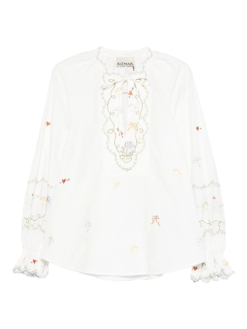 ALEMAIS Shirts White