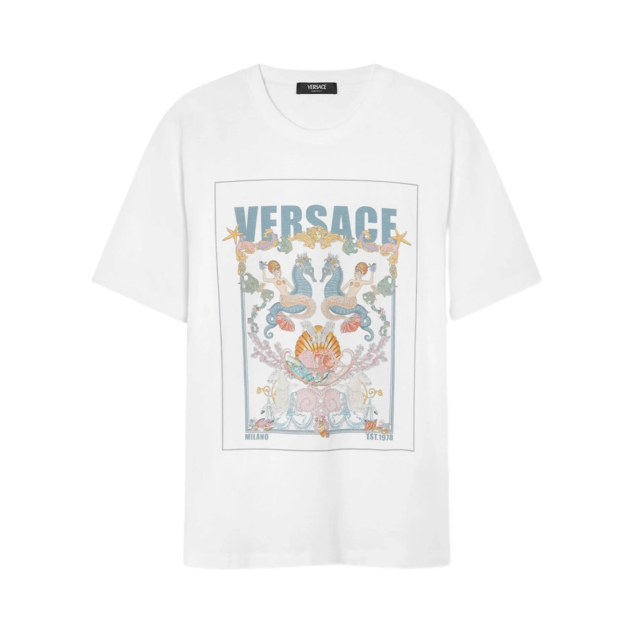 Versace T-shirts and Polos White