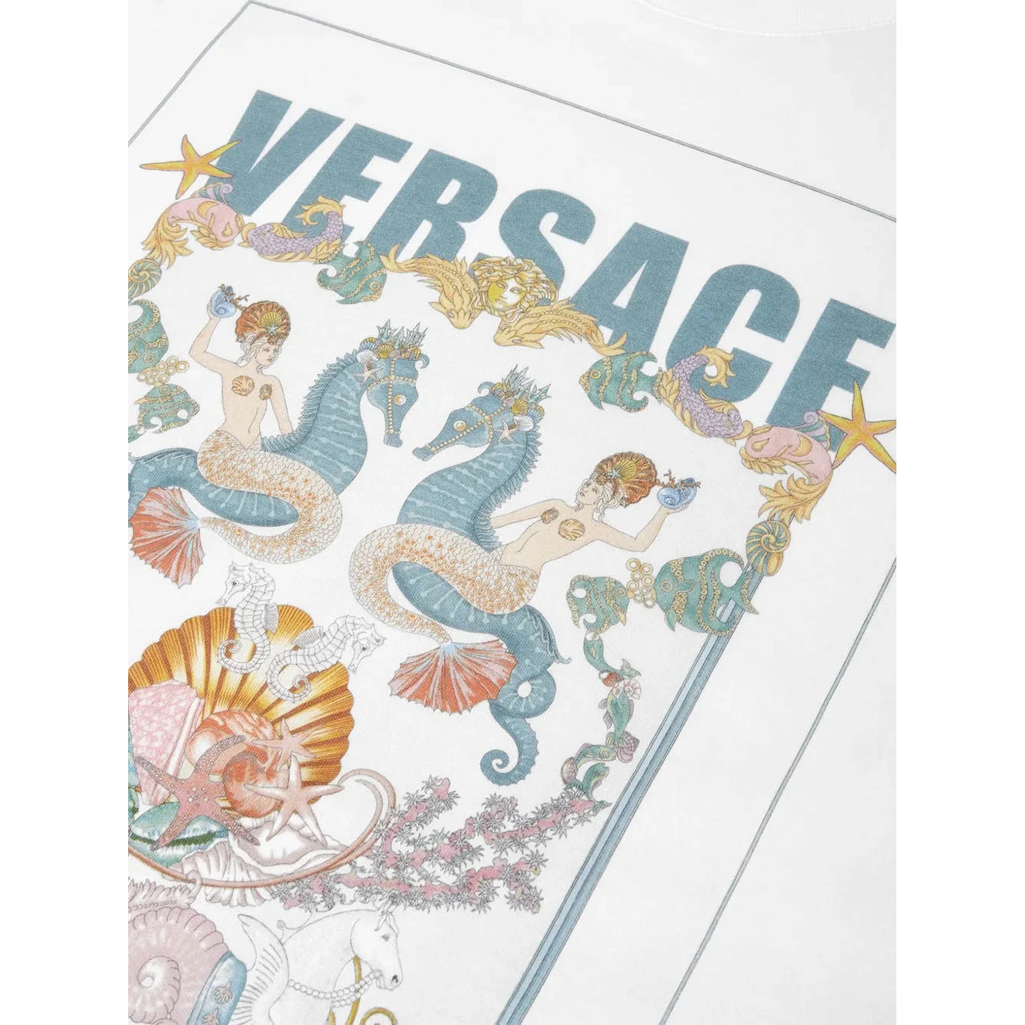 Versace T-shirts and Polos White