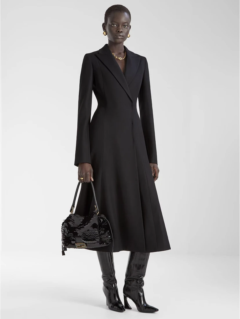 Fendi Coats Black