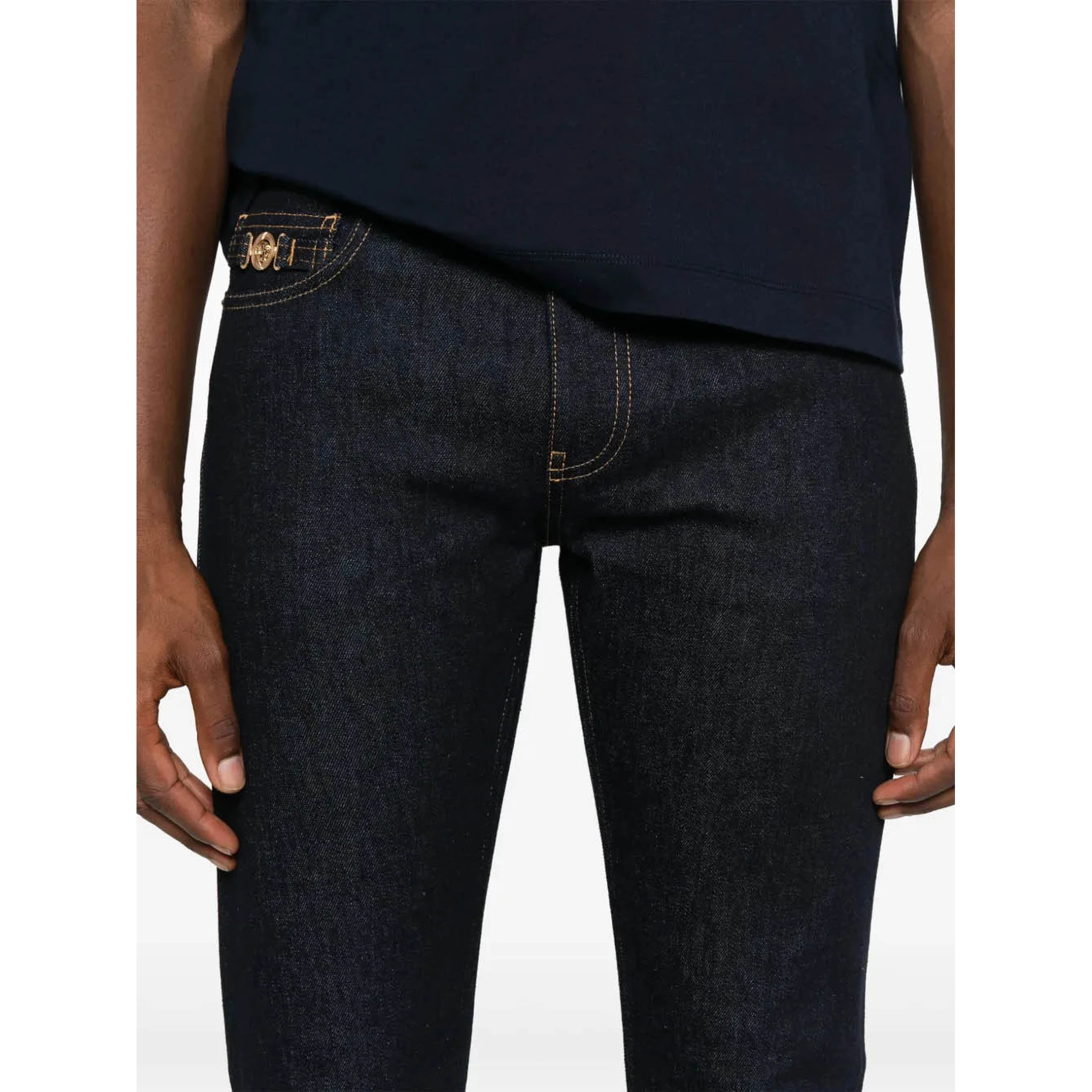 جينز فيرساتشي أزرق