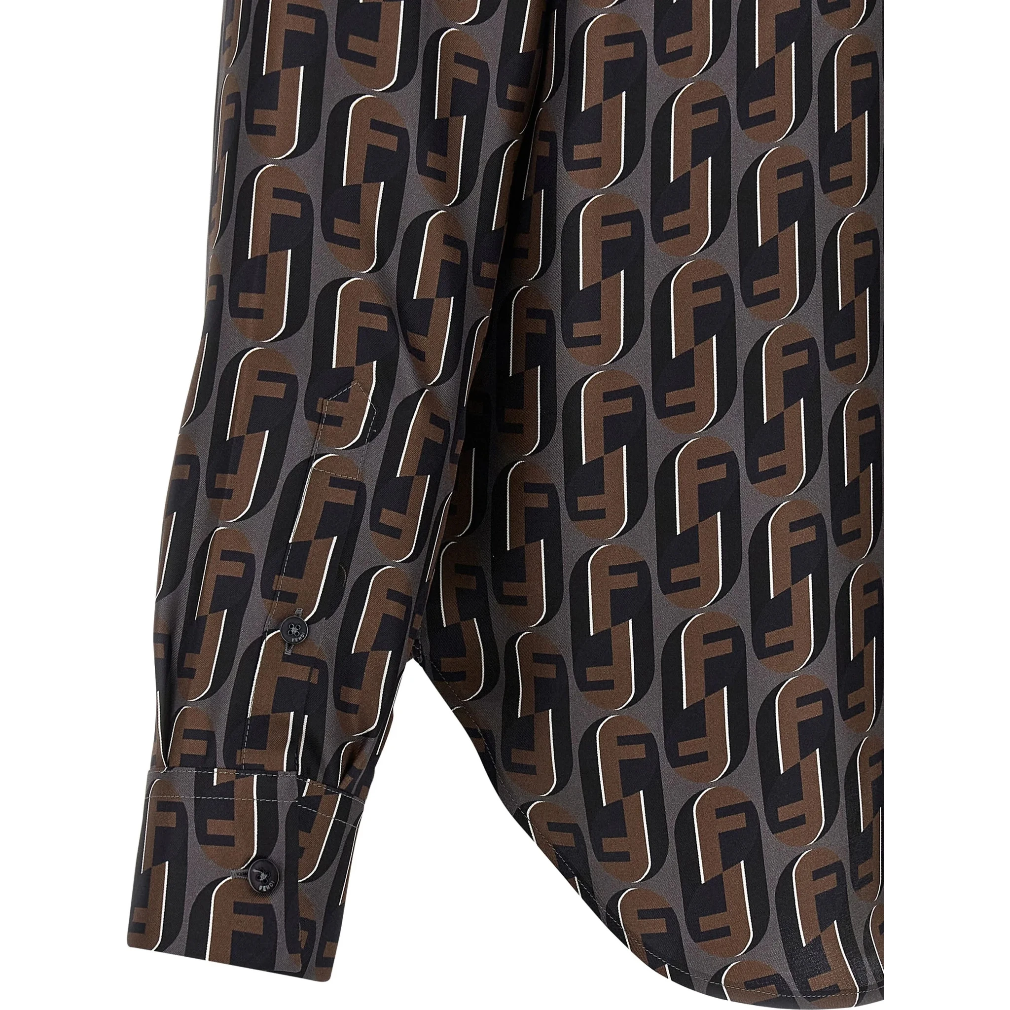 Fendi Shirts Brown