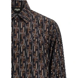 Fendi Shirts Brown