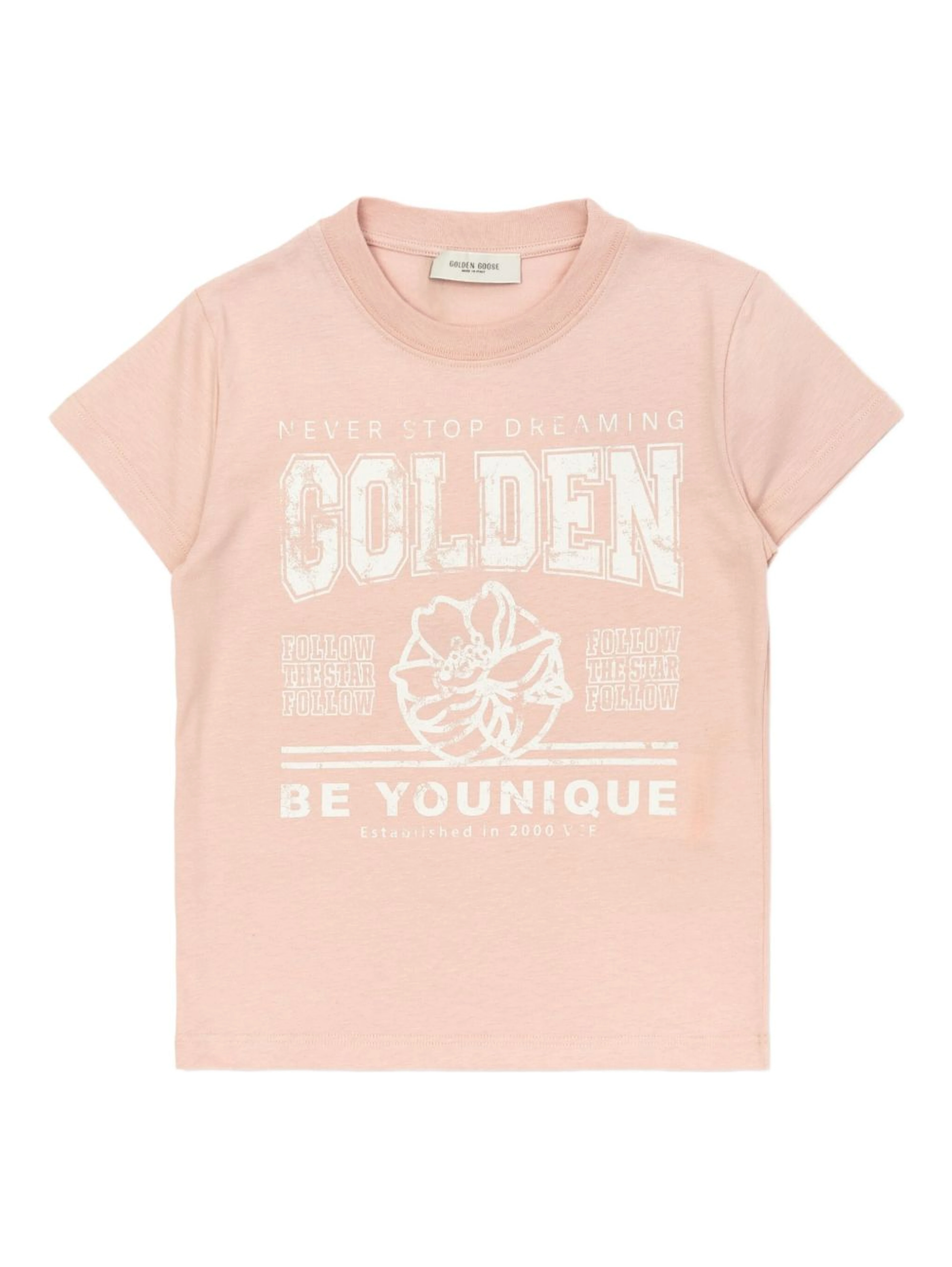 GOLDEN GOOSE KIDS T-shirts and Polos Pink