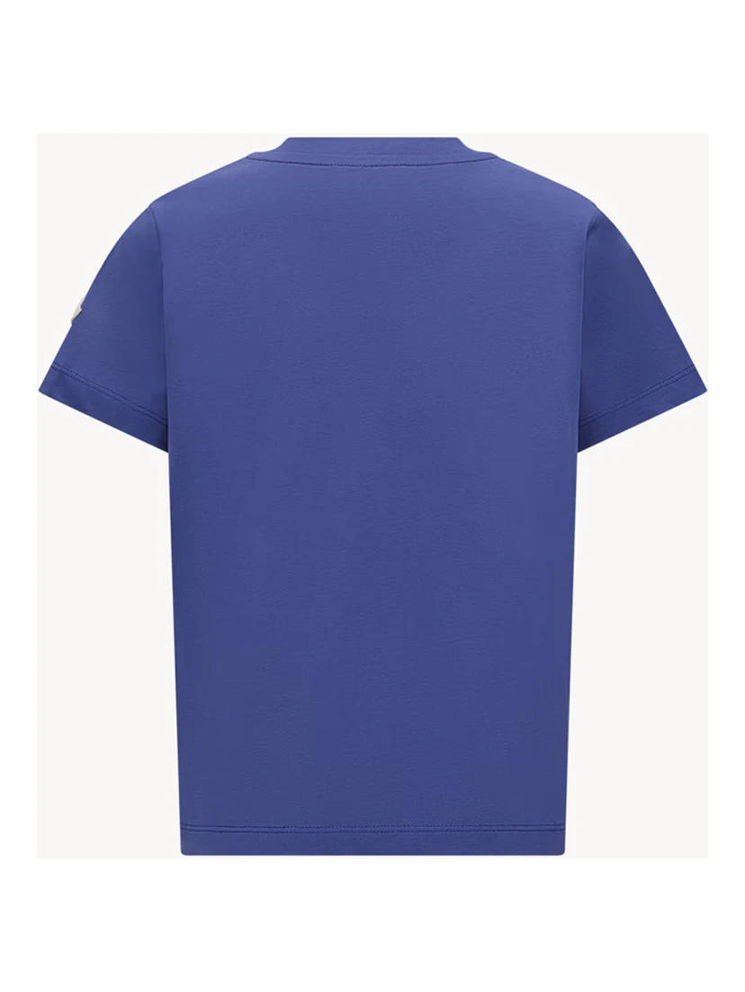 MONCLER KIDS T-shirts and Polos Blue