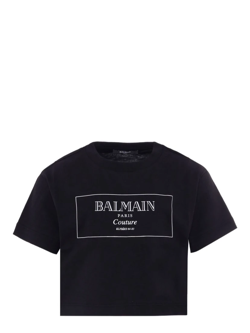 Balmain T-shirts and Polos Black