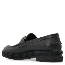 حذاء فيرساتشي مسطح أسود