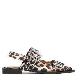 GANNI Flat shoes Brown