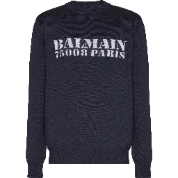 Balmain Sweaters Blue