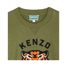 Kenzo Kids Sweaters Green